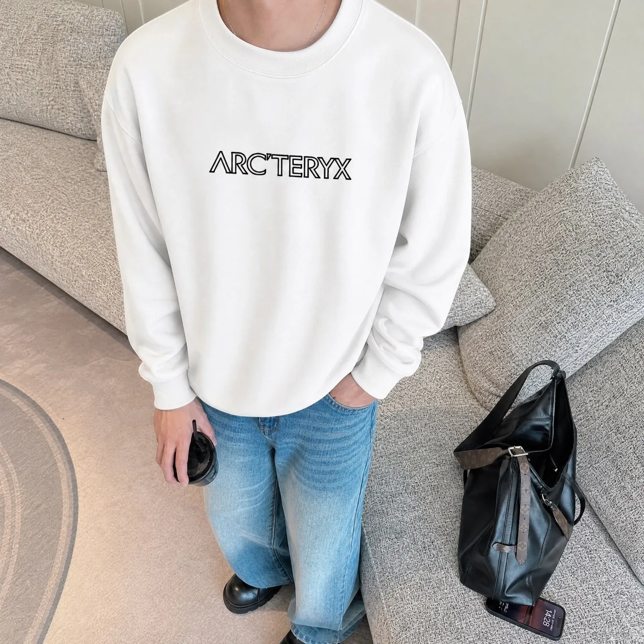 Ar*'tery logo 《 》 ， ， Same Style ， : Black White Coffee Brown Size：S（90-130 ） M（125-140 ） L（135-155 ） XL（155-175 ） XXL（175 ）